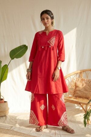 Nisha K 1028 Cotton Casual Wear Kurti With Bottom Rehmat Boutique