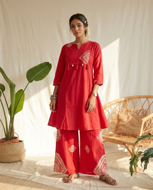 1781062915 Nisha K 1028 Cotton Casual Wear Kurti With Bottom Rehmat Boutique Nisha K 1028 Cotton Casual Wear Kurti With Bottom Rehmat Boutique