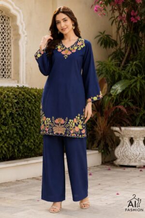 Kitty Party Vol 1 Rayon Embroidered Co Ord Set Collection Rehmat Boutique