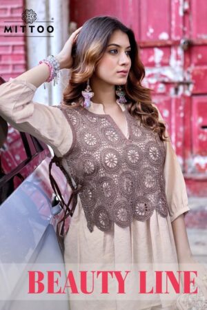 Mittoo Beauty Line Viscose Fancy Top Bottom With Koti Rehmat Boutique