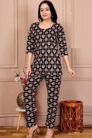 Lrc 11 Cotton Ajrakh Daily Wear Co Ord Set Collection Rehmat Boutique