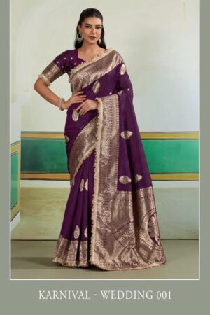 Karnival Wedding Handloom Weaving Traditional Saree Collection Rehmat Boutique