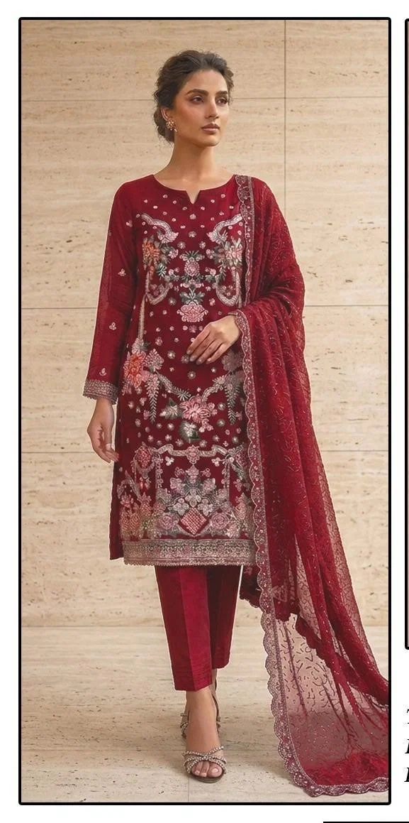 1781667132 Hoor Tex 636 A To C Chiffon Pakistani Salwar Kameez Rehmat Boutique Hoor Tex 636 A To C Chiffon Pakistani Salwar Kameez Rehmat Boutique