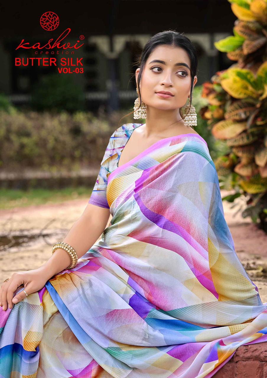 1781711436 Kashvi Butter Silk Vol 3 Silk Crape Printed Saree Collection Rehmat Boutique Kashvi Butter Silk Vol 3 Silk Crape Printed Saree Collection Rehmat Boutique