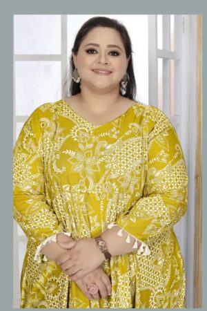 Moksh Plus Size Color D No 8663 Printed Long Kurti Collection Rehmat Boutique