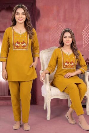 Lrc 14 Dhabu Cotton Embroidered Co Ord Set Collection Rehmat Boutique