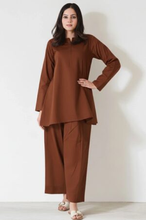 Dhruvi 470 Chanderi Plain Kurti With Bottom Collection Rehmat Boutique