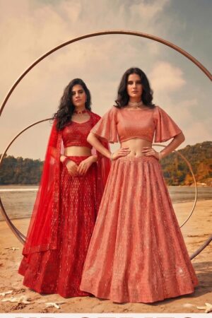 Kb Series 8101 Butterfly Net Designer Lehenga choli Collection Rehmat Boutique