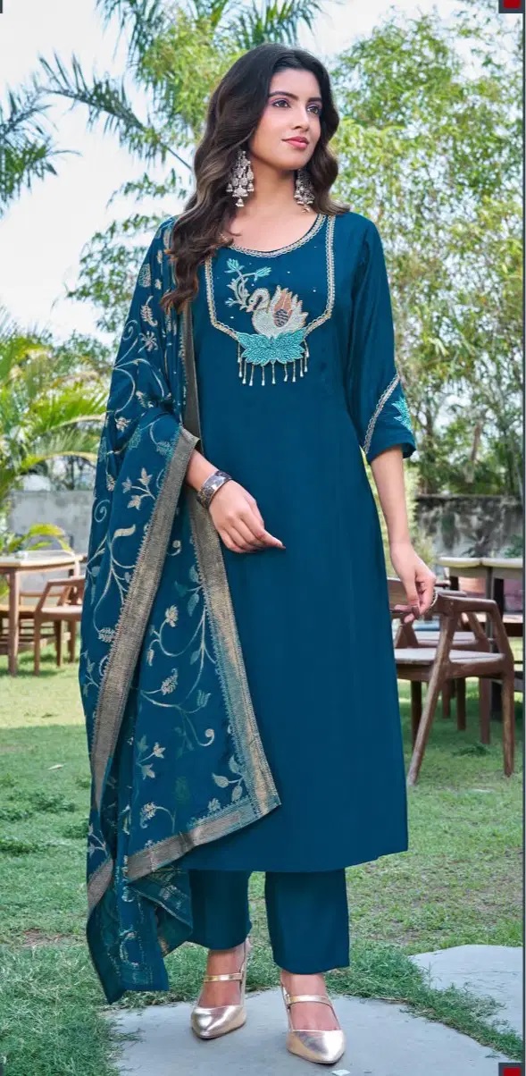 1781927435 Ladies Flavour 3446 To 3348 Mul Chanderi Kurti With Bottom Dupatta Rehmat Boutique Ladies Flavour 3446 To 3348 Mul Chanderi Kurti With Bottom Dupatta Rehmat Boutique