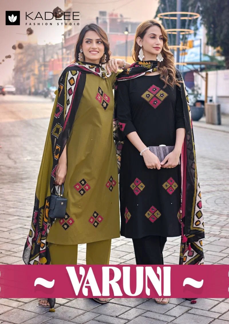 1782228900 Kadlee Varuni Dhabu Cotton Thread Worked Kurti Set With Dupatta Rehmat Boutique Kadlee Varuni Dhabu Cotton Thread Worked Kurti Set With Dupatta Rehmat Boutique