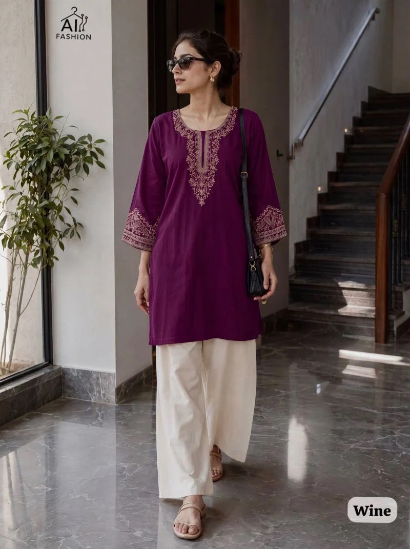 1782269948 Bunaai Vol 1 Embroidered Kurti With Bottom Collection Rehmat Boutique Bunaai Vol 1 Embroidered Kurti With Bottom Collection Rehmat Boutique