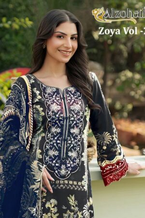 Alzohaib Zoya Vol 2 Cotton Patch Work Pakistani Suits Collection Rehmat Boutique