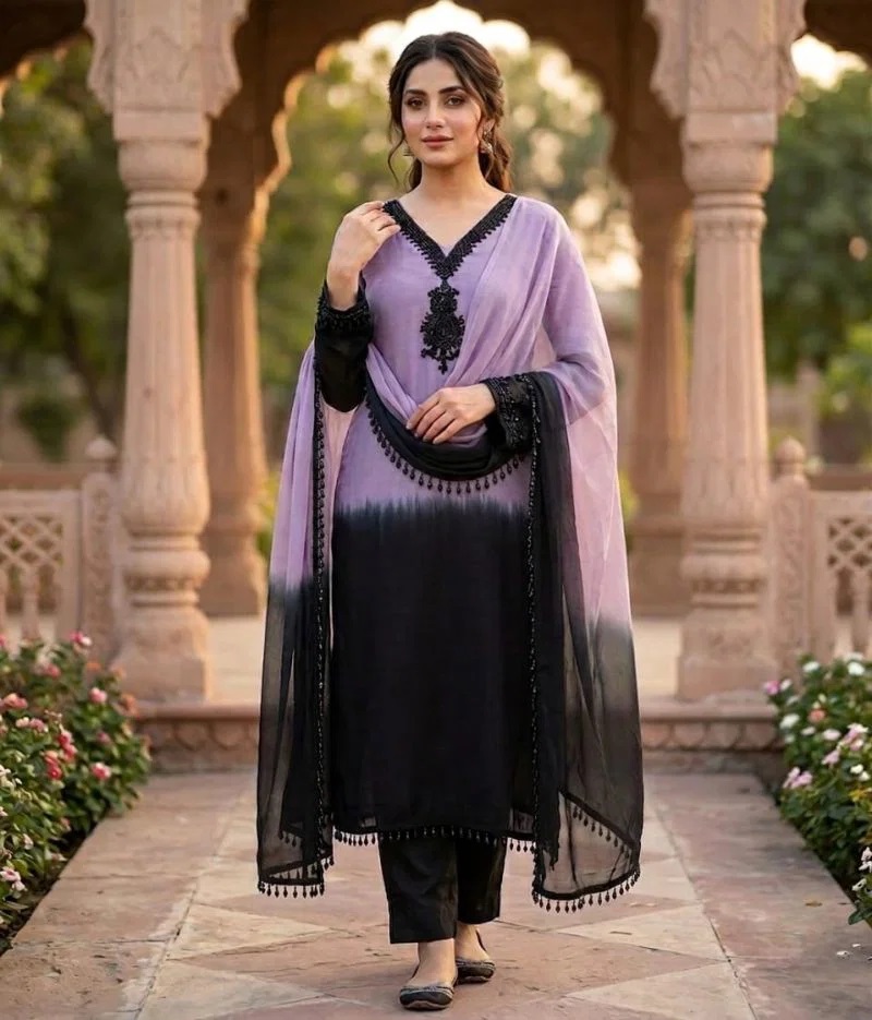 1782276080 Khas 57 Natural Crepe Embroidery Kurti Bottom With Dupatta Rehmat Boutique Khas 57 Natural Crepe Embroidery Kurti Bottom With Dupatta Rehmat Boutique