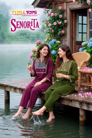 Tips And Tops Senorita Vol 2 Dhabu Cotton Office Wear Co Ord Set Rehmat Boutique