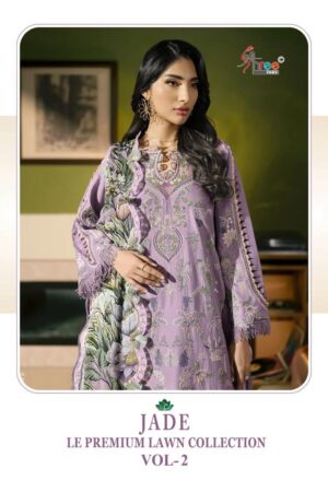 Shree Jade Le Premium Lawn Vol 2 Cotton Pakistani Salwae Kameez Rehmat Boutique