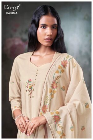 Ganga Elyndria 4908 Cotton Salwar Kameez Collection Rehmat Boutique