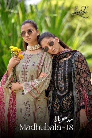 Levisha Madhubala Vol 18 Lawn Cotton Dress Material Manufacturer Online Rehmat Boutique