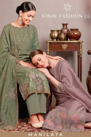 Vinay Kuleesh Manilata Salsa Zarkhan Salwar Kameez Collection Rehmat Boutique