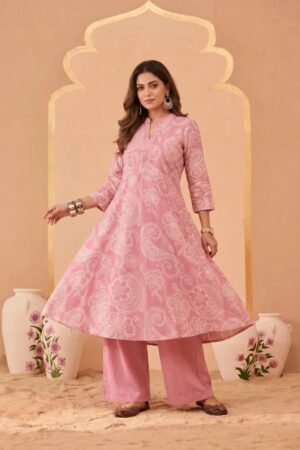 Nisha K 1070 Cotton Printed Kurti With Bottom Collection Rehmat Boutique