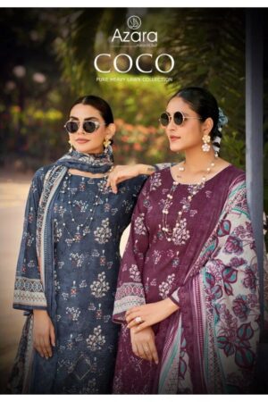 Radhika Azara Coco Lawn Cotton Salwar Kameez Collection Rehmat Boutique