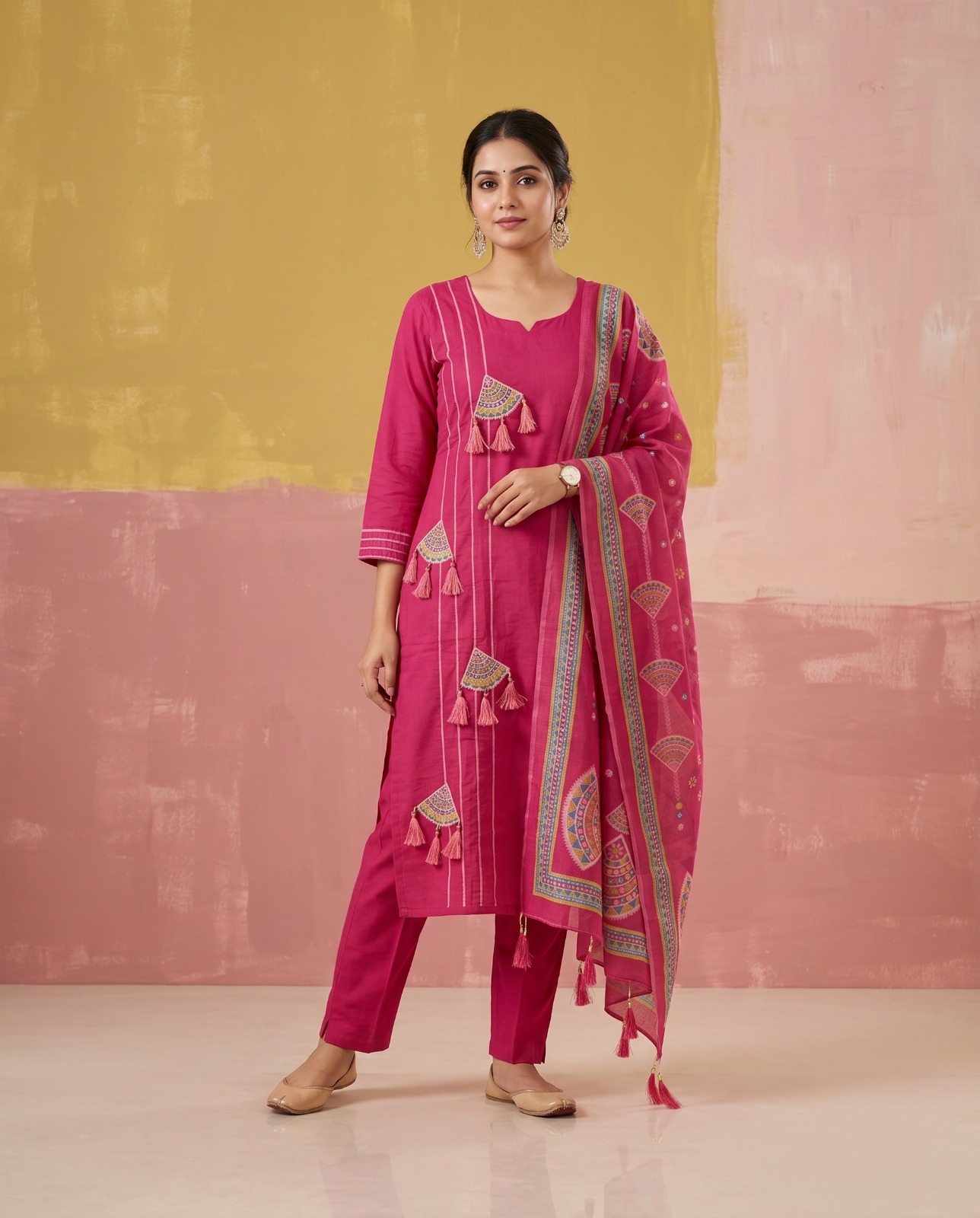 20260611031650.naisha k 10291781080760919583717 Nisha 1029 Festive Wear Cotton Kurti With Bottom Dupatta Rehmat Boutique Nisha 1029 Festive Wear Cotton Kurti With Bottom Dupatta Rehmat Boutique