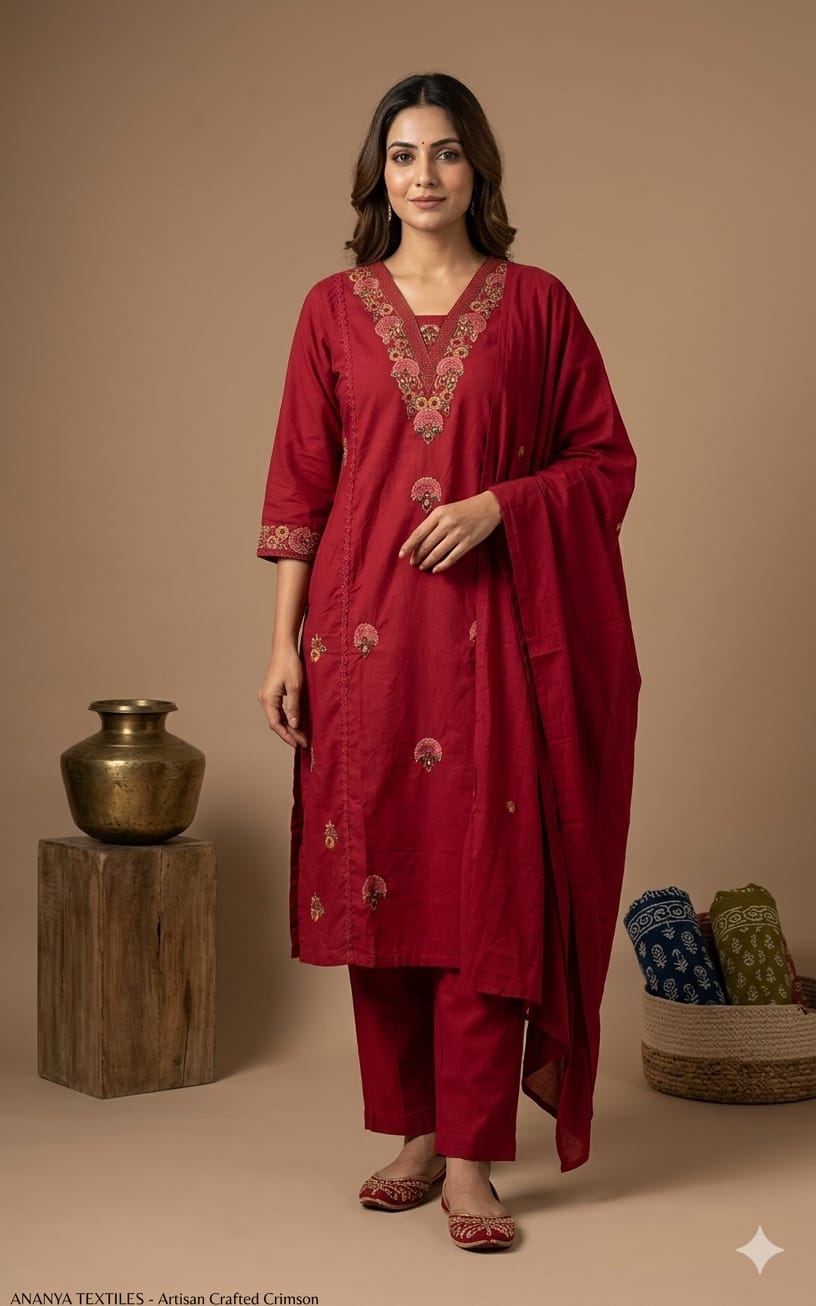 20260611131339.naisha k 103317811796871213930878 Nisha 1033 Cotton Embroidered Work Kurti Set With Dupatta Rehmat Boutique Nisha 1033 Cotton Embroidered Work Kurti Set With Dupatta Rehmat Boutique