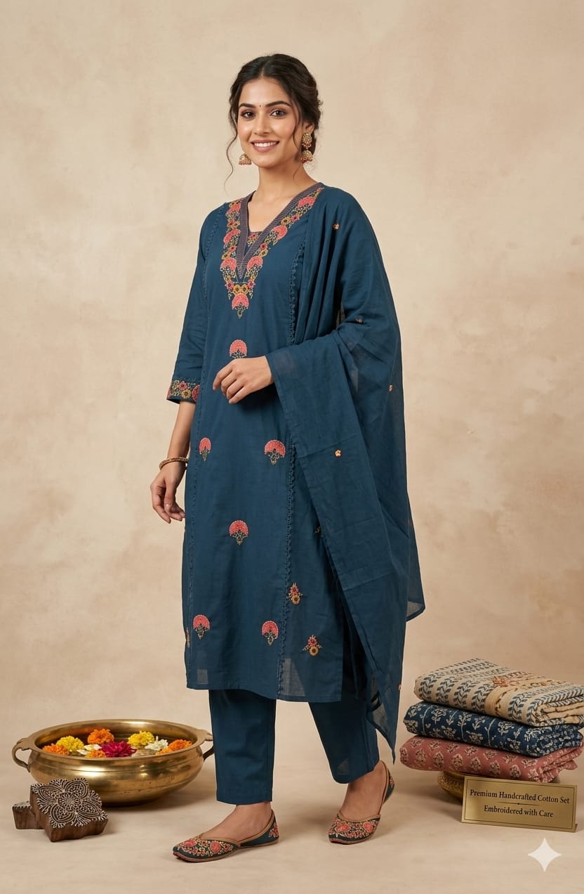 20260611131339.naisha k 103317811796871598075181 Nisha 1033 Cotton Embroidered Work Kurti Set With Dupatta Rehmat Boutique Nisha 1033 Cotton Embroidered Work Kurti Set With Dupatta Rehmat Boutique