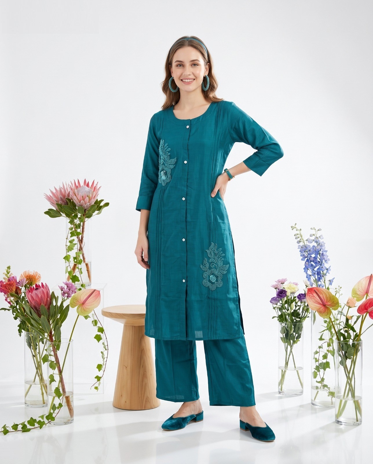 20260616034417.naisha k 104417815151251738257628 Nisha K 1044 Handworked Kurti With Bottom Collection Rehmat Boutique Nisha K 1044 Handworked Kurti With Bottom Collection Rehmat Boutique