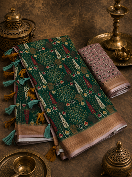 20260616035247.1781492688290977969 Scmg Flora A Linen Floral Printed Saree Collection Rehmat Boutique Scmg Flora A Linen Floral Printed Saree Collection Rehmat Boutique