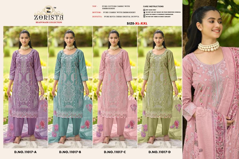 20260623160325.zorista 11017 a to d1782202515943204565 Zorista 11017 A To D Cotton Heavy Embroidery Work Salwar Suits Rehmat Boutique Zorista 11017 A To D Cotton Heavy Embroidery Work Salwar Suits Rehmat Boutique
