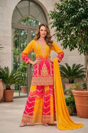 Sawariyaa Vol 1 Mirror Work Salwar Palazzo With Dupatta Rehmat Boutique