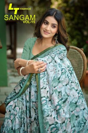 Lt Sangam Vol 15 Daily Wear Printed Saree Collection Rehmat Boutique