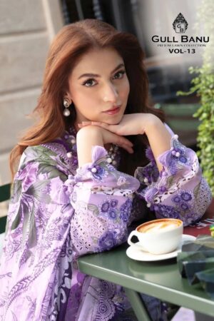 Gull A Ahmad Gull Banu Vol 13 Printed Karachi Dress Material Rehmat Boutique