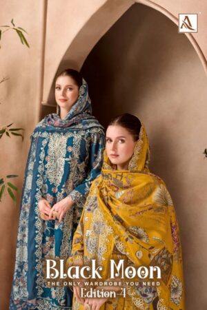 Alok Black Moon Edition 04 Viscose Printed Dress Material Collection Rehmat Boutique