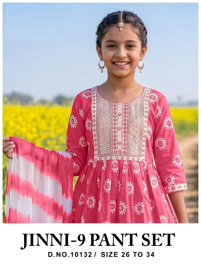 1783399173 Jinni 10132 Printed Kids Wear Kurti Set With Dupatta Rehmat Boutique Jinni 10132 Printed Kids Wear Kurti Set With Dupatta Rehmat Boutique