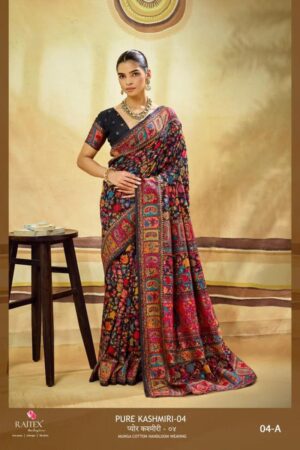 Rajtex Pure Kashmiri Vol 4 Pashmina Saree Collection Rehmat Boutique