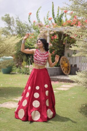 Lw 7173 Navratri Special Mirror Work Lehenga Choli Wholesale Price Rehmat Boutique