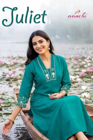 Aanchi Juliet Fancy Anarkali Flair Kurti Collection Rehmat Boutique