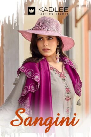Kadlee Sangini Handwork Kurti With Bottom Dupatta Rehmat Boutique