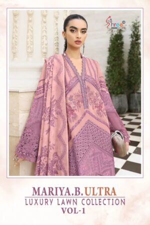 Shree Mariya B Ultra Luxury Lawn Vol 1 Cotton Pakistani Salwar Kameez Rehmat Boutique