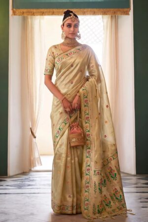 Ast Maheswari Tissue Silk Meena Worked Saree Collection Rehmat Boutique