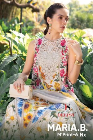 Deepsy Maria B M Print Vol 6 Nx Pakistani Suits Cotton Dupatta Rehmat Boutique