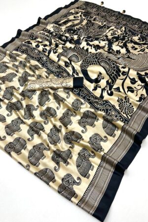 Lux Vol 44 Modal Ajarkh Printed Saree Collection Rehmat Boutique