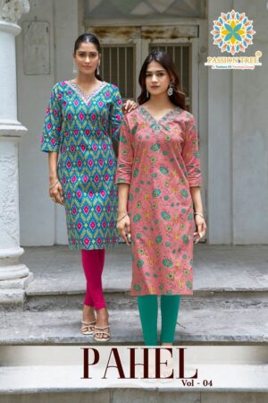 Passion Tree Pahel Vol 4 Cotton Printed Kurti Collection Rehmat Boutique