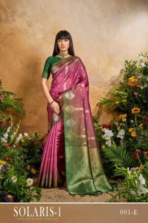 Rajtex Solarish Vol 1 Paper Silk Handloom Saree Collection Rehmat Boutique