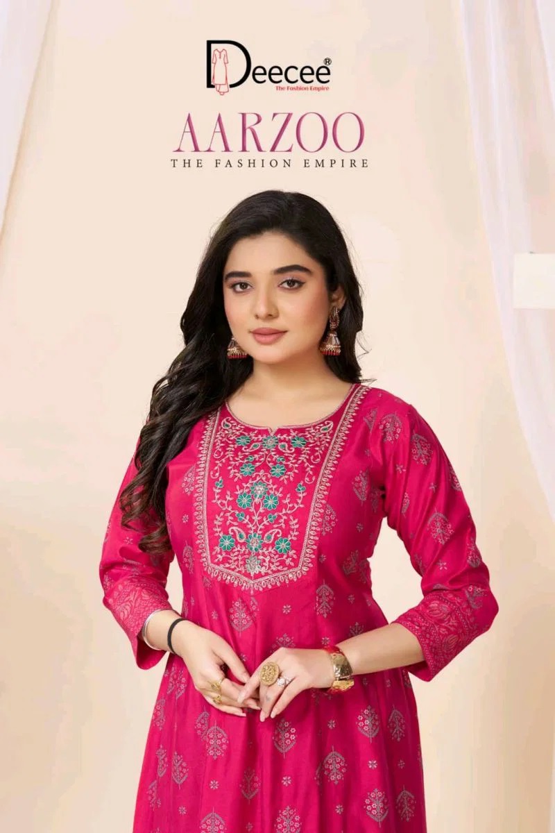 1784209331 Deecee Aarzoo Gadwal Foil Printed Anarkali Kurti Collection Rehmat Boutique Deecee Aarzoo Gadwal Foil Printed Anarkali Kurti Collection Rehmat Boutique