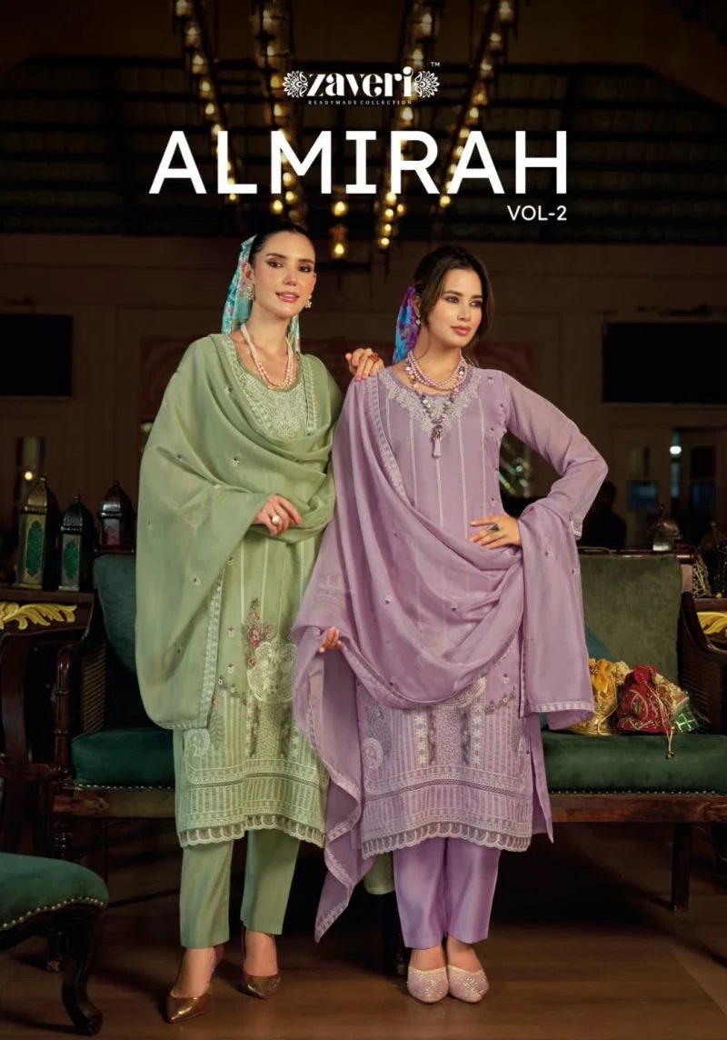 1784258232 Zaveri Almirah Vol 2 Embroidered Kurti Bottom With Dupatta Rehmat Boutique Zaveri Almirah Vol 2 Embroidered Kurti Bottom With Dupatta Rehmat Boutique