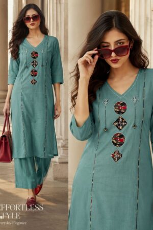 Tlc Vol 47 Dhabu Cotton Patch Work Daily Wear Kurti With Bottom Rehmat Boutique