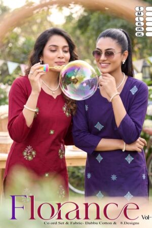 Florance Vol 1 Dhabu Cotton Kurti With Bottom Below Price 500 Rehmat Boutique