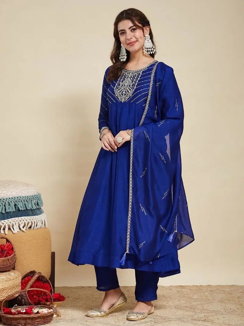1784432391 Navya Kurti 279 Vichitra Silk Long Kurti Pant With Dupatta Rehmat Boutique Navya Kurti 279 Vichitra Silk Long Kurti Pant With Dupatta Rehmat Boutique